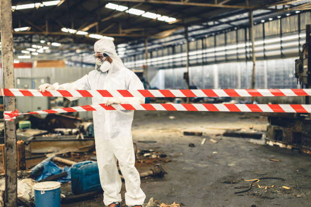Professional Sewage Cleanup technician working in Maple Shade, NJ